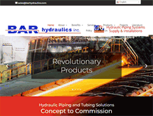 Tablet Screenshot of barhydraulics.com